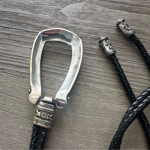 Brighton Braided Leather Lasso Rope Belt - Picture 5 of 5